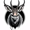 Springbok tattoo design idea