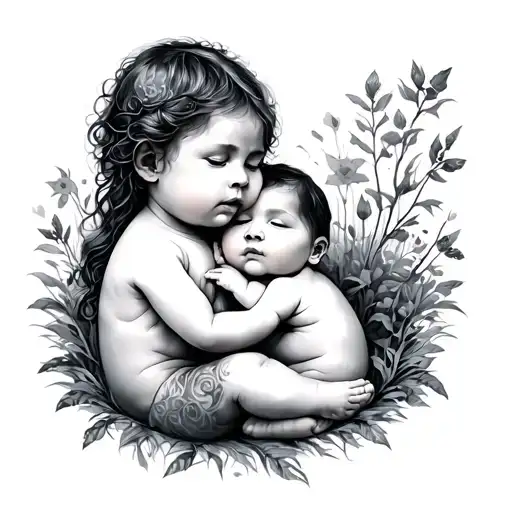 First Born Child tattoo design idea