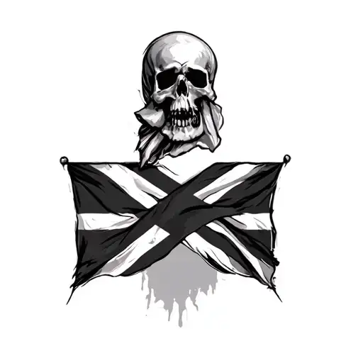 Rebel Flag tattoo design idea