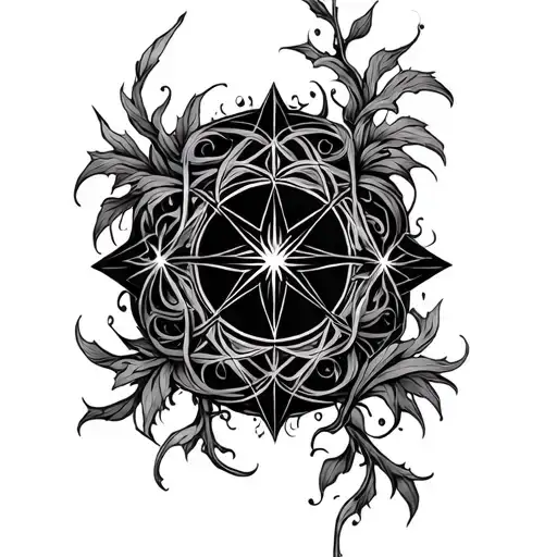 acotar, velaris, Stars, vines wrapping tattoo design idea