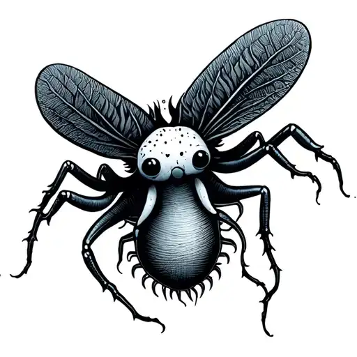 Venus fly trap cute tattoo design idea