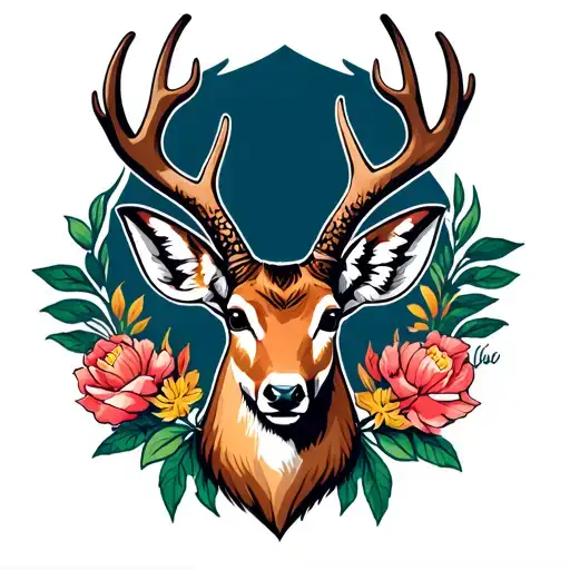jackalope tattoo design idea