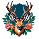 jackalope tattoo design idea
