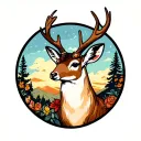 jackalope tattoo design idea
