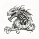 basilisk tattoo design idea