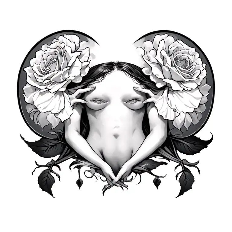Femboy womb tatoo tattoo design idea