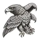 Wedge Tailed Eagle tattoo design idea