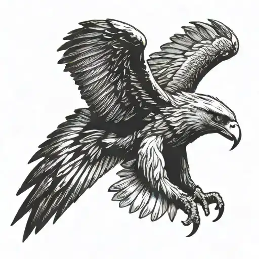 Wedge Tailed Eagle tattoo design idea