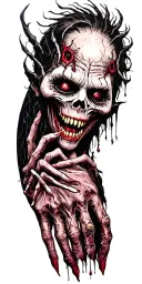 evil and dark tattoo design idea