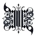 Two Word Ambigram Generator tattoo design idea