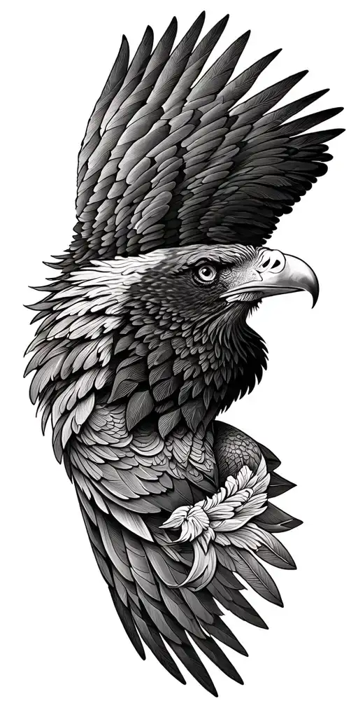 Eagle design tattoo design idea