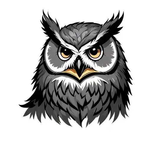 owlbear tattoo design idea