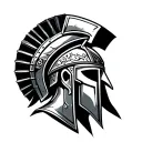 Gladiator Spartan tattoo design idea