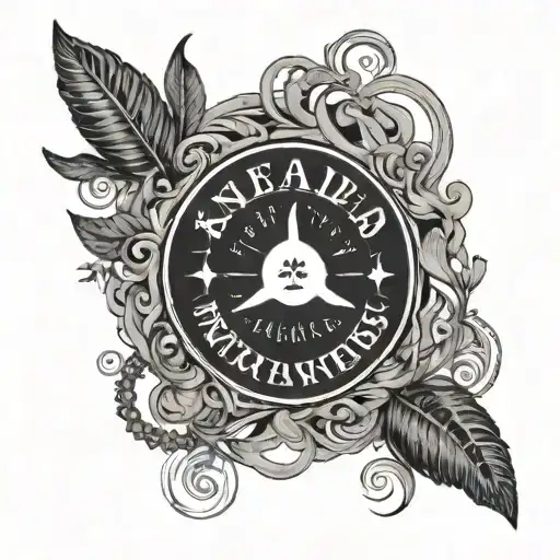 create a logo for "Kneaded Relief Massage and Wellness" using phases of the moon, massaging hand(s) , witchy tattoo design idea