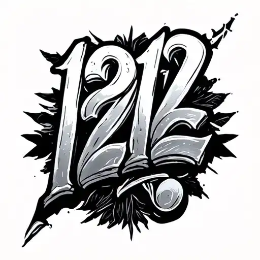 "1212" 121212 tattoo design idea