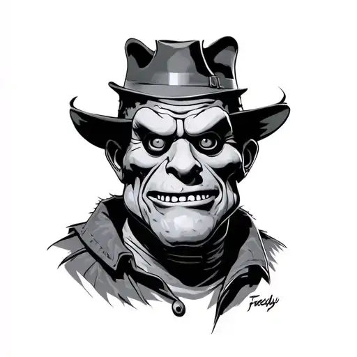 Freddy tattoo design idea