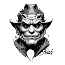 Freddy tattoo design idea