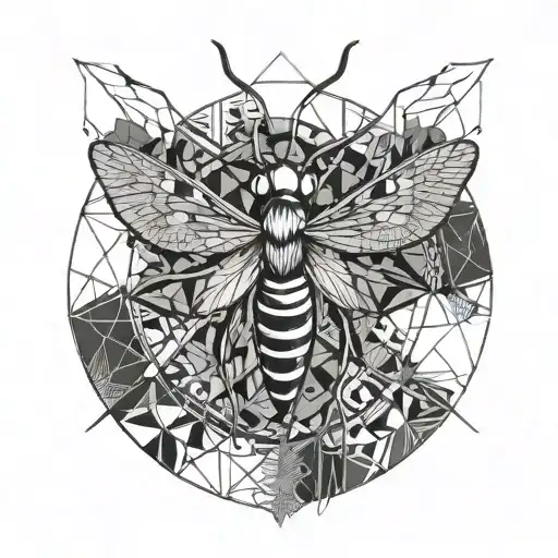 mosquito, Louisiana themed tattoo design idea