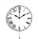 timeless clock musical harmony and beauty  tattoo design idea