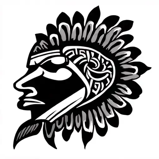 Puerto Rican Taino tattoo design idea