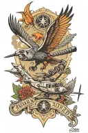 army aviation themed tattoo tattoo design idea