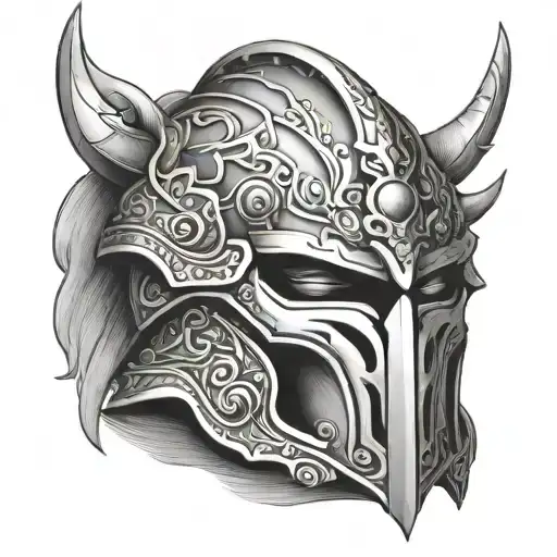 danger karna armour design tattoo design idea