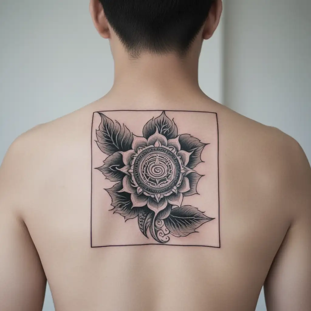 Vishnu Chakra tattoo design idea