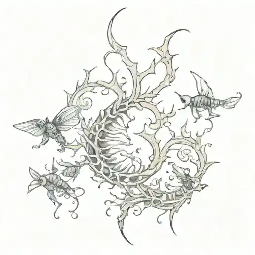 biological spine tattoo design tattoo design idea