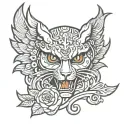 Gucci logo tattoo design idea