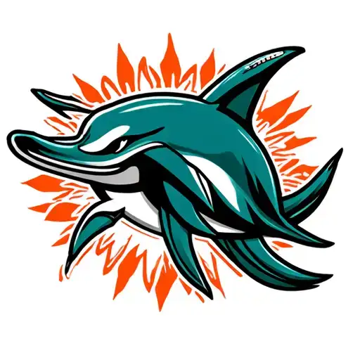 Miami Dolphins tattoo design idea