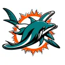 Miami Dolphins tattoo design idea