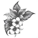 fern tattoo design idea