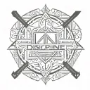 discipline hardwork consistency  tattoo design idea