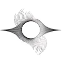 Fibonacci Sequence with audio waves forming tattoo design idea