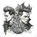 Depeche Mode sick tattoo design idea