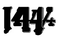 444" in a clean, minimal serif or script font, sized subtly to fit behind or below the ear area, extending slightly alon tattoo design idea