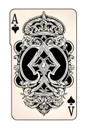 royal flush hand tattoo design idea
