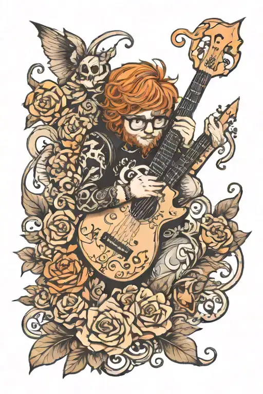 ed Sheeran tattoo design idea