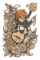 ed Sheeran tattoo design idea