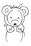 Mama Bear Baby Bear tattoo design idea