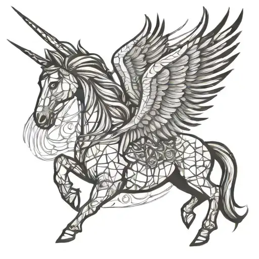 Pegasus tattoo design idea