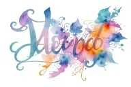 child's name written tattoo design idea