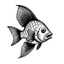 Safety Fish Waffle tattoo design idea