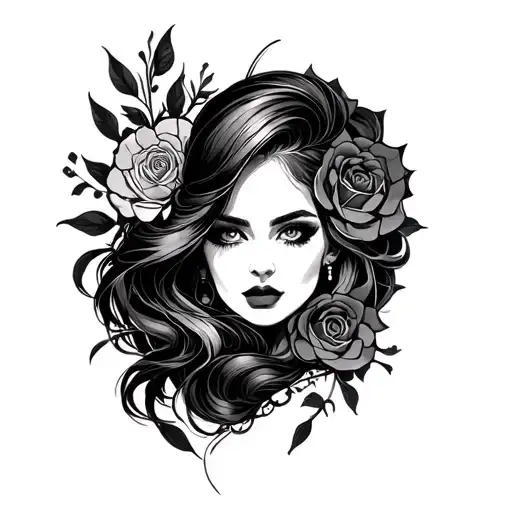 Femdom tattoo design idea