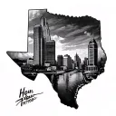 Houston Texas  tattoo design idea