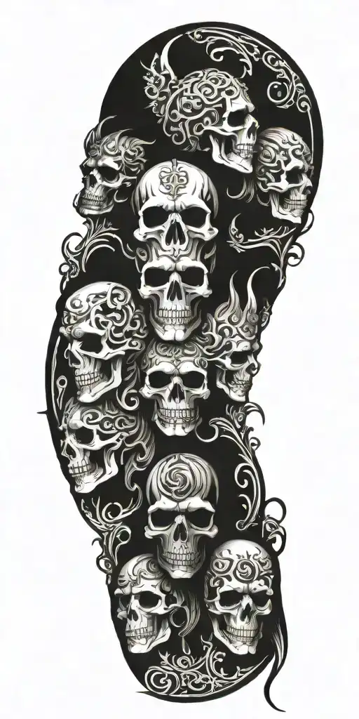 The four horsemen of the apocalypse tattoo design idea