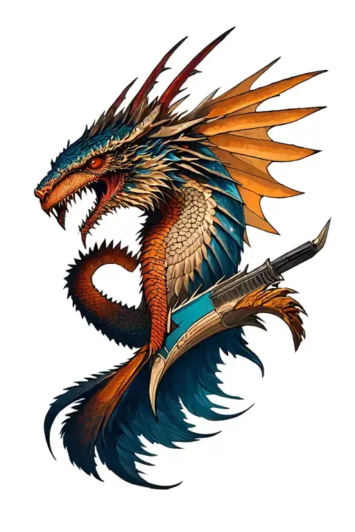 Monster Hunter: World tattoo design idea