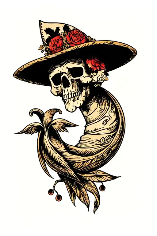 charon boatman tattoo design idea