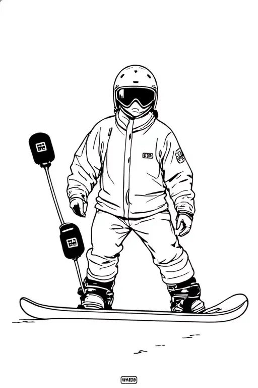 Japanese culture, Nintendo, snowboarding tattoo design idea