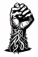 Fist Pump tattoo design idea